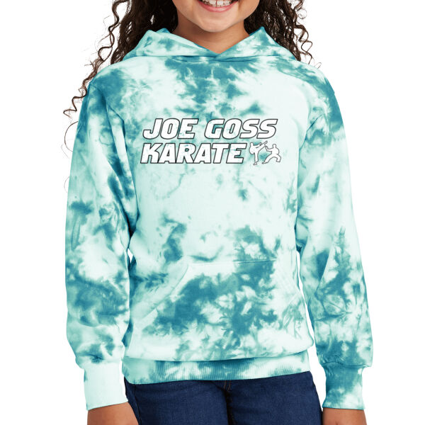 PRINT - Youth Crystal Tie Dye Pullover Hoodie Thumbnail